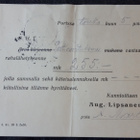 Postiennakko kortti Aug. Lipsanen Oy, Pori 1941 - pikkukuva 2