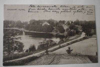 Bromarf, kirkonkylää, vanha mv pk, p. 1922