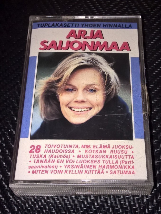 ARJA SAIJONMAA C-KASETTI SAFK 2012  1987 FAZER FINNLEVY