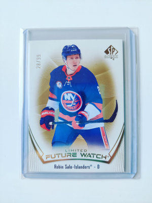 Robin Salo 21-22 SP Authentic Limited Gold Future Watch /99