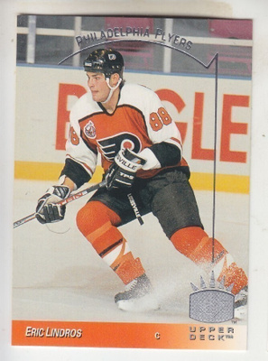 Eric Lindros 93-94 UD SP insert.