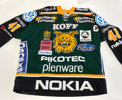 Raimo Helminen Ilves Game Worn Pelipaita.