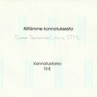TIEPALVELUN 10€ KANNATUSTARRA - AMI2-S1 - pikkukuva 2