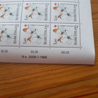 Postimerkkiarkki Punainen Risti 1986 perhosia - 1,60 + 0,40 - pikkukuva 3