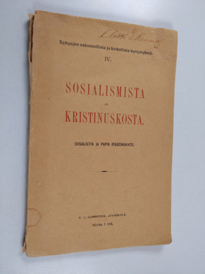 Viktor Salminen : Sosialismista ja kristinuskosta : sosia...