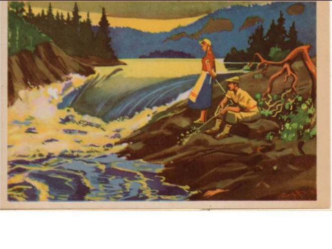kortti ** Jaatinen Eeli Kesä - erilaisia taidekortteja