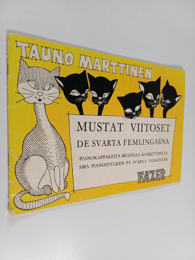 Tauno Marttinen : Mustat viitoset : Pianokappaleita musti...