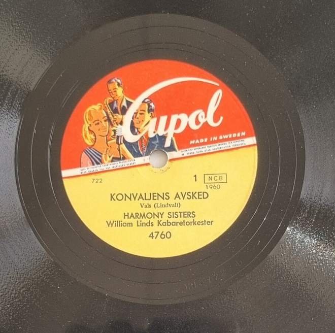 Savikiekko 1947 - Harmony Sisters - Cupol 4760