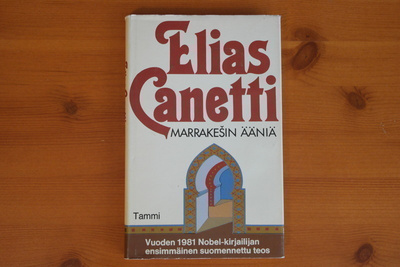 Elias Canetti:Marrakesin ääniä.1.P.1981.Sid.Kp.