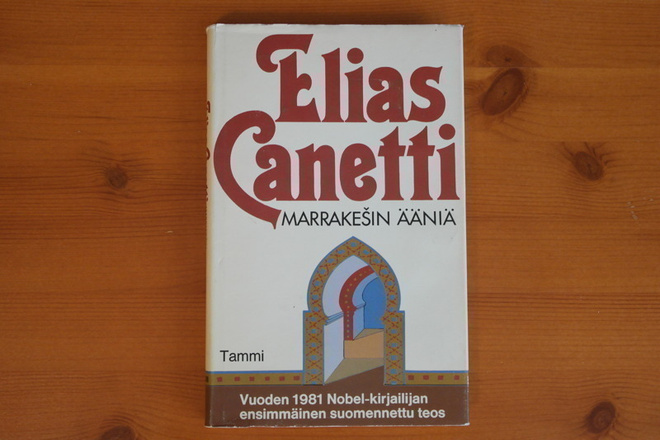 Elias Canetti:Marrakesin ääniä.1.P.1981.Sid.Kp.