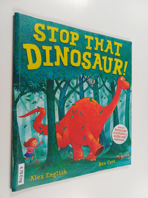 Alex English : Stop that dinosaur!