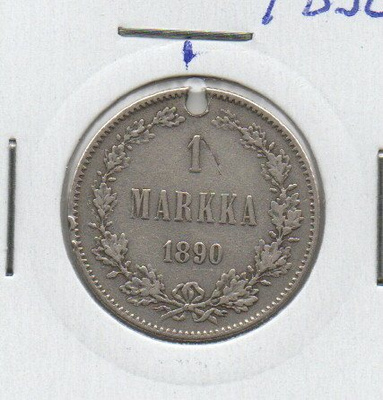1 mk 1890 hopeaa
