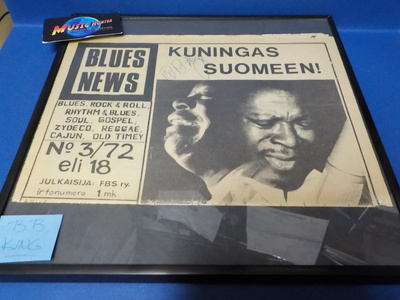 B.B. KING NIMIKIRJOITUS