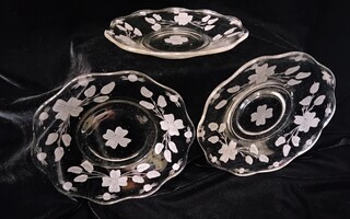 3 x 1900-l alun hiottukuvioinen lautanen