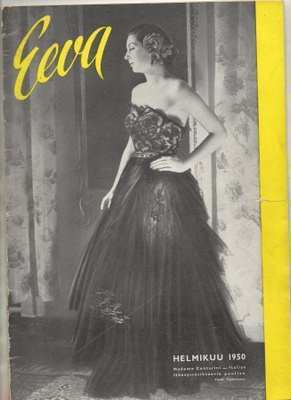 Eeva n:o 2 1950 Ansa Ikonen. Vihittyjä.  Dolly Salonen.