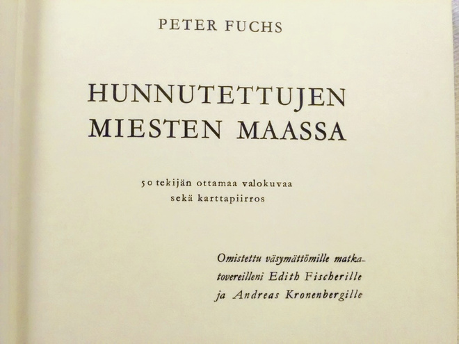 Hunnutettujen miesten maassa - Peter Fuchs 1.p (sid.)