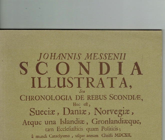 Scondia illustrata  (Johannes Messenius)