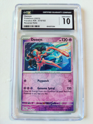 Deoxys Paradox Rift 074/182 CGC 10
