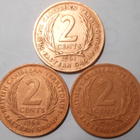 East. Caribbean States. 2 cents 1961,1964,1965. - pikkukuva 1