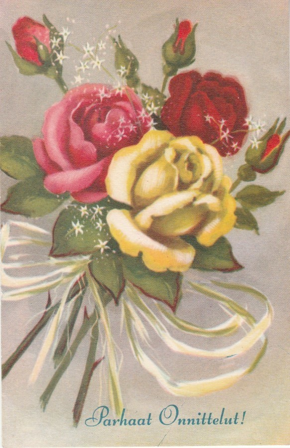 Postikortti, ONNITTELUKORTTI, vanha