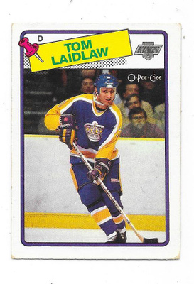 1988-89 OPC #37 Tom Laidlaw , Los Angeles Kings