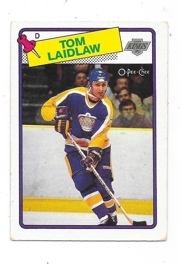1988-89 OPC #37 Tom Laidlaw , Los Angeles Kings
