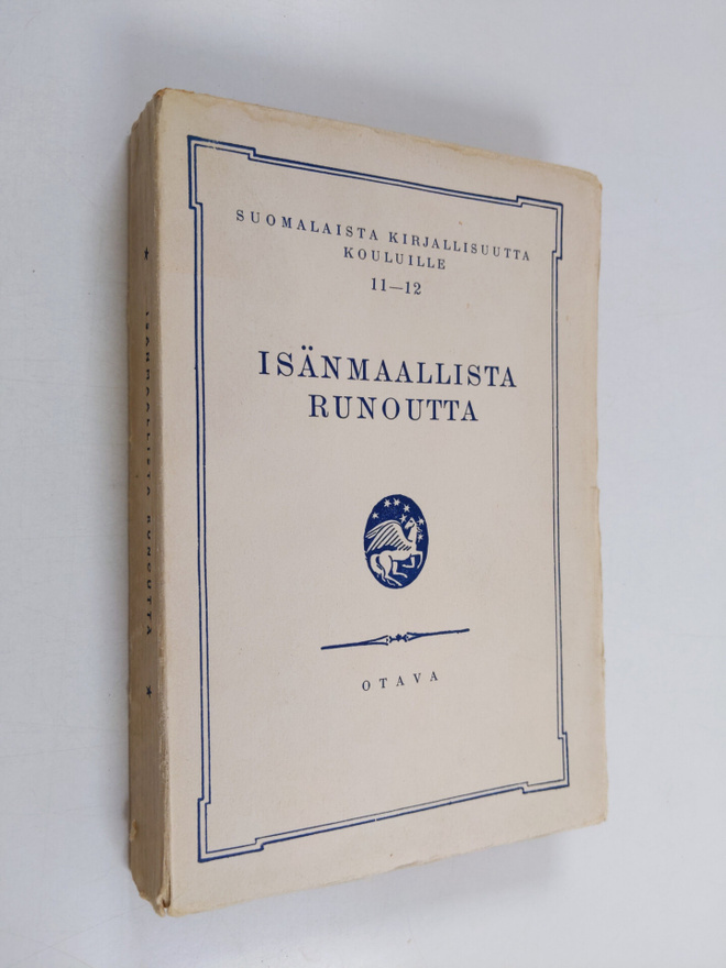 Isänmaallista runoutta kouluja varten