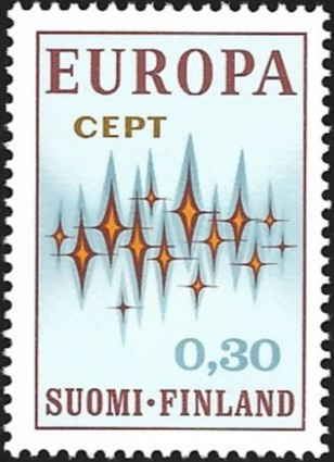 1972 Eurooppa-merkit 0,30 mk ** LaPe 700