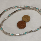 Greek Key, Hopea kaulakoru turkoosi kivi 925 - pikkukuva 5