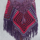 Alina´s Handmade käsityö virkattu Pontso hupulla ja hapsuill - pikkukuva 3