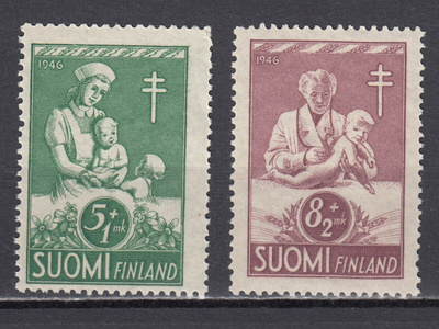 1946 Lape 315 - 316 Tuberkuloosi **