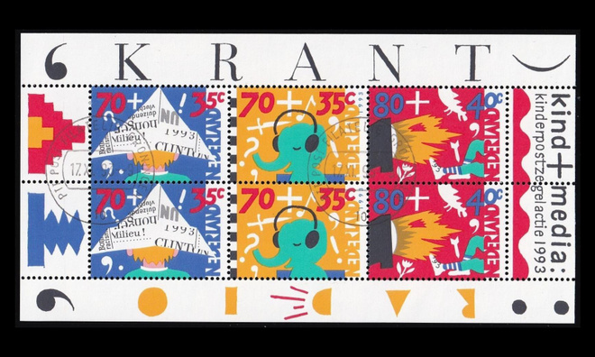 Alankomaat 1492BL39 o Voor het Kind lapset ja media (1993)