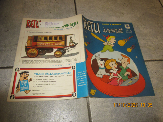 KUIN UUSI! Retu ja kumppanit N:o 16 / 1966 (Williams)