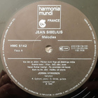 Jean Sibelius: Melodies, Songs, Lider Ranska LP EX - pikkukuva 2