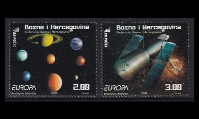 Bosnia-Hertsegovina 541-2 o Europa astronomia (2009)