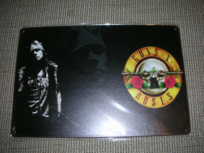 bändi peltitaulu Guns'n'Roses