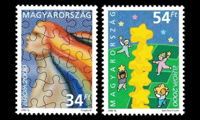 Unkari 4596-7 ** Europa (2000)