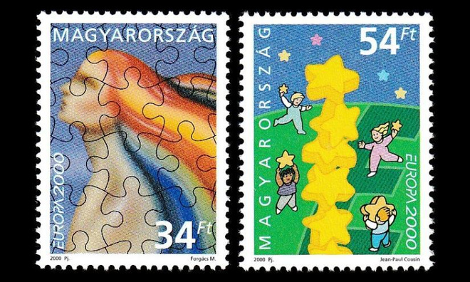 Unkari 4596-7 ** Europa (2000)