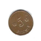 1922 5 PENNIÄ KOLIKKO KÄYTETTY - pikkukuva 1