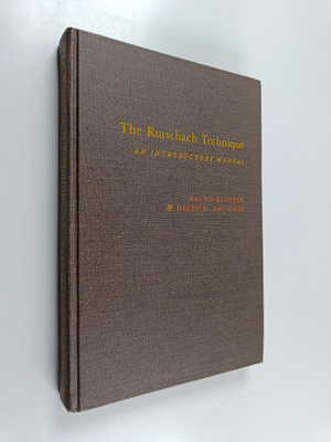 Bruno Klopfer : The Rorschach technique : an introductory...