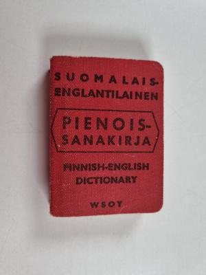 Aino Vuolle : Suomalais-englantilainen pienoissanakirja