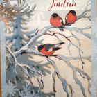 kortti Lintuaiheinen joulukortti - erilaisia - pikkukuva 4