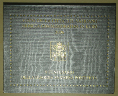 2006 Vatikaani 2 € juhlaraha BU kansiossa