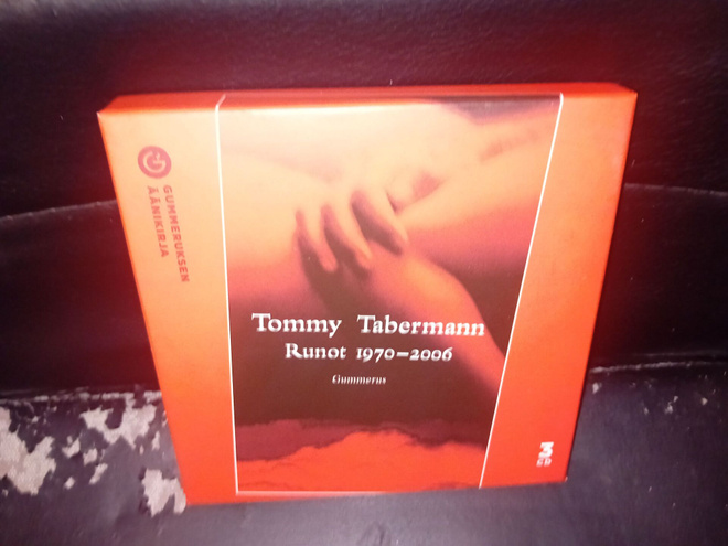 3cd äänikirja Tommy Tabermann Runot 1970-2006