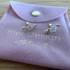Riør Design Sparkle Flower korvakorut - pikkukuva 2