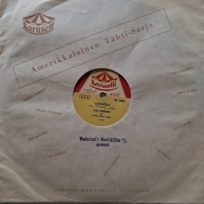  SAVIKIEKKO, Laila Kinnunen- Lazzarella. Lailan 1. levy.1957