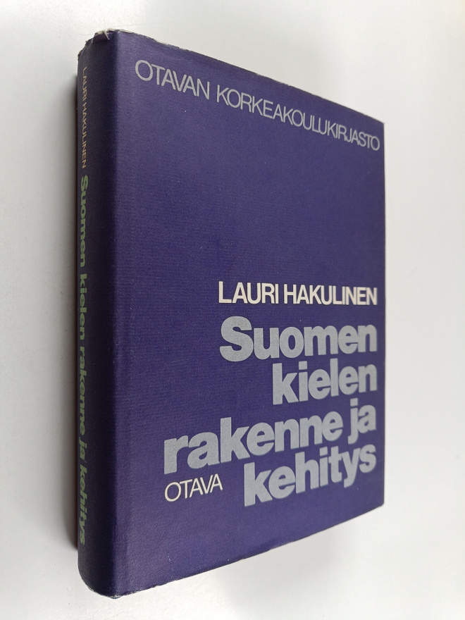 Lauri Hakulinen : Suomen kielen rakenne ja kehitys