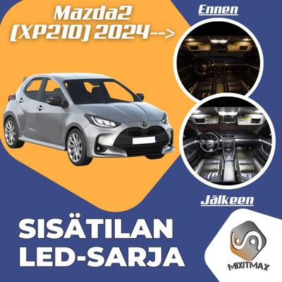 Mazda 2 (MK4) Sisätilan LED-sarja 9-osainen