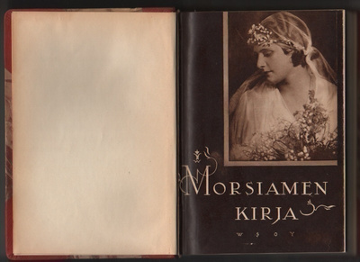Wiherheimo: Morsiamen kirja, WSOY 1933, puoliranskal.sid, K4