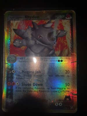 Team Magma's Rhydon 11/95 RARE - EX Team Magma VS. Team Aqua